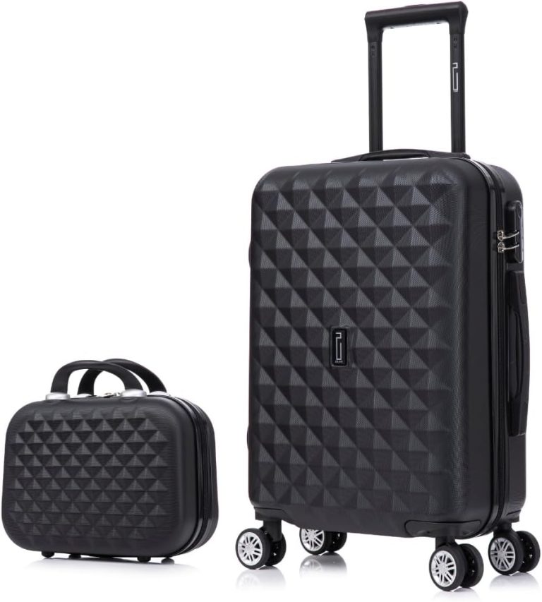 CELIMS - Valise Cabine 55x35x25 avec Vanity, 8 Roues 360º, ABS