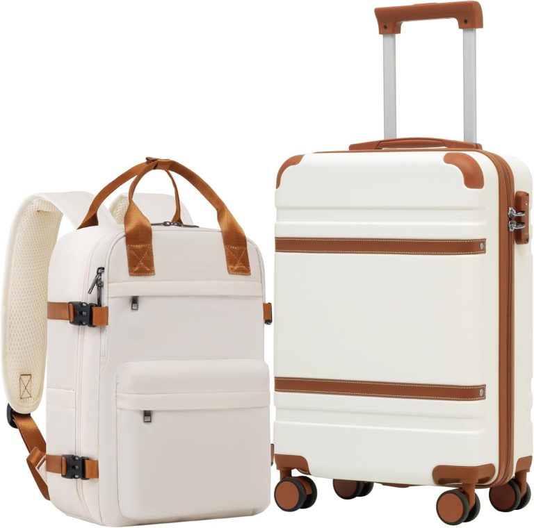 COOLIFE Ryanair Valise Cabine 55x35x20cm et EasyJet Bagage Cabine 40x30x20